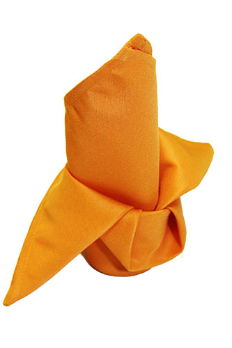 orange napkin