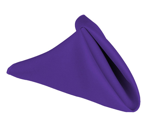 purple napkin